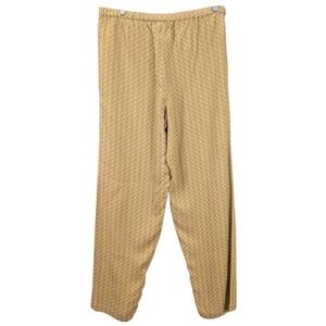 Toofan Pants Womens Small 100% Tencel Pull On High Rise Elastic Waist Flowy Boho